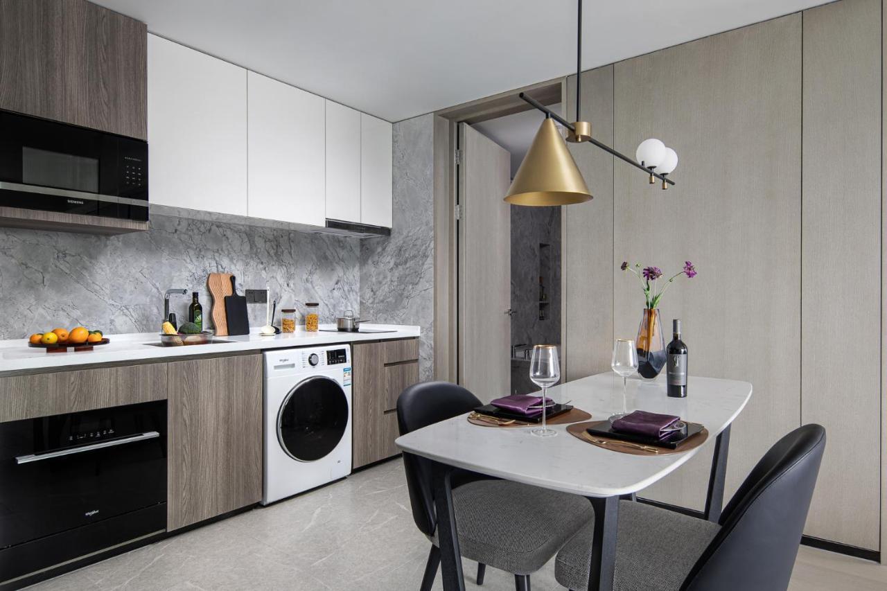 Ascott Icc Guangzhou Apartment Bagian luar foto