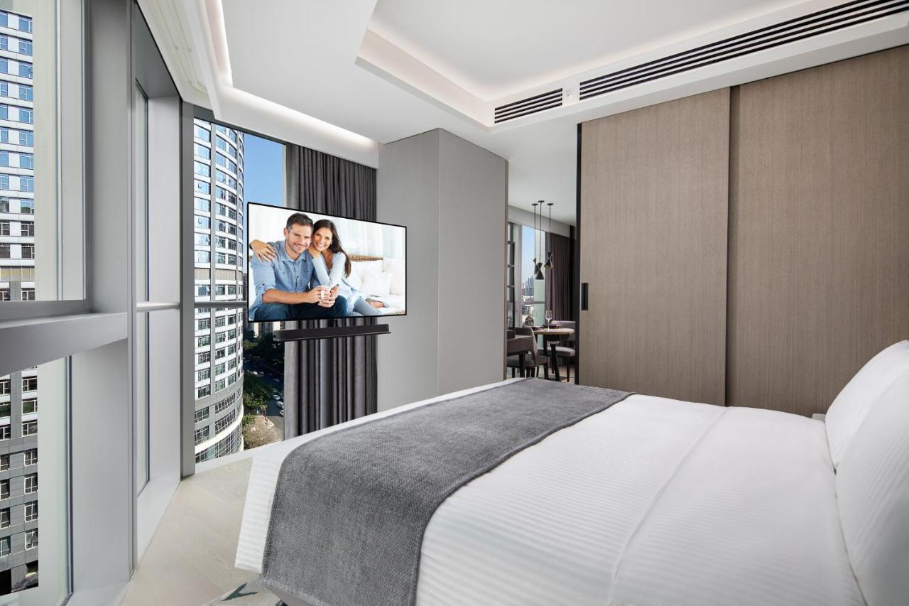Ascott Icc Guangzhou Apartment Bagian luar foto
